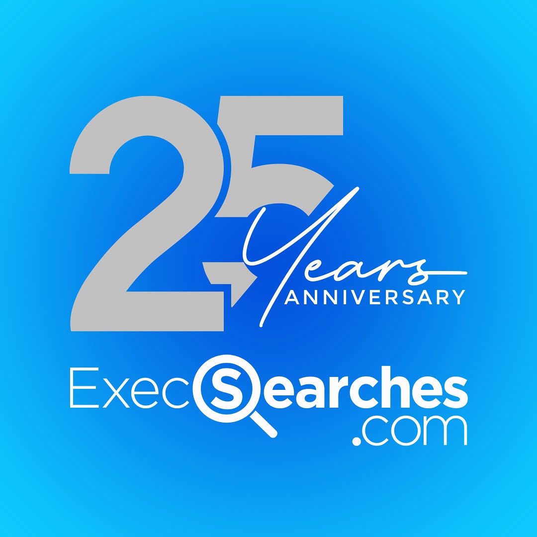ExecSearches 25 year anniversary logo